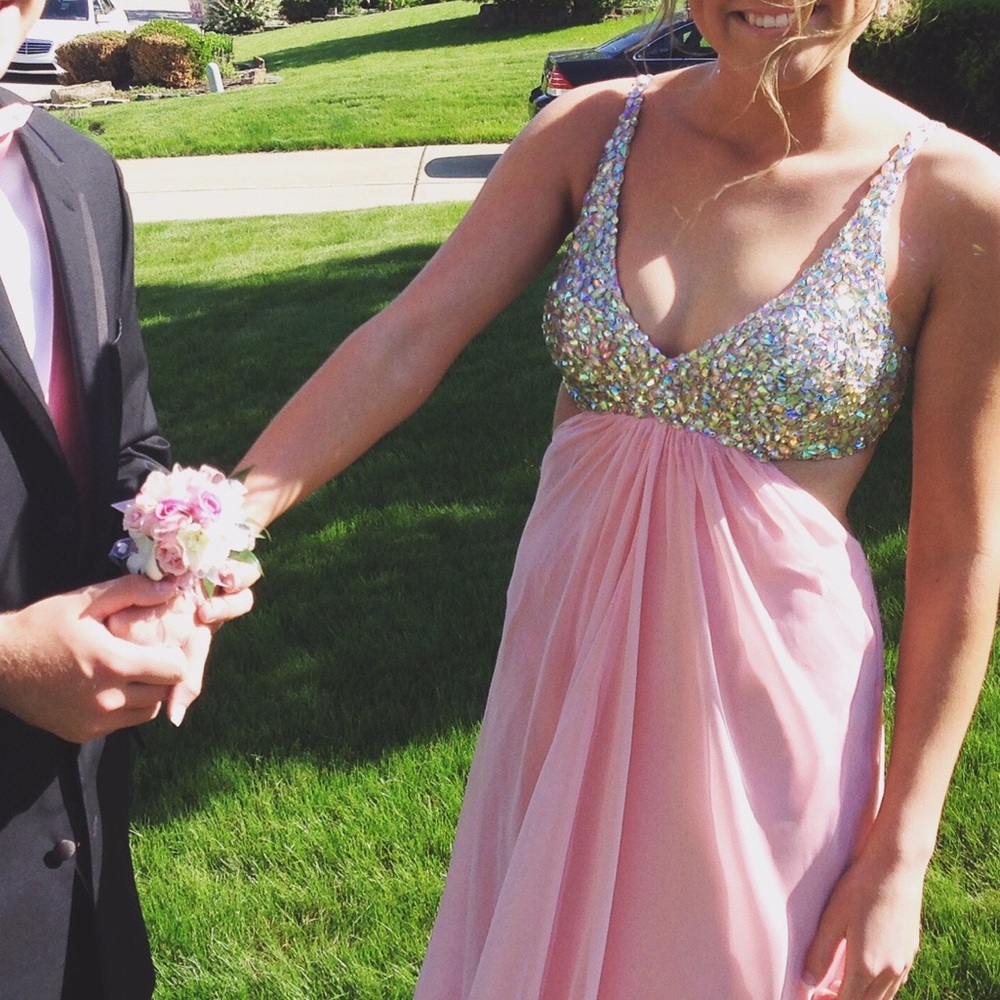 La femme Prom formal dress